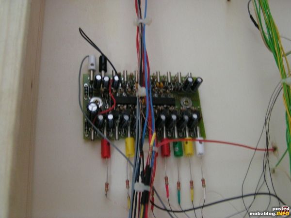 So sieht die fertige Platine aus der Aktiven Lichtsignalansteuerung.
