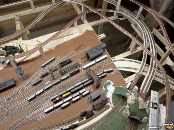 Die Westseite des Bahnhofes
