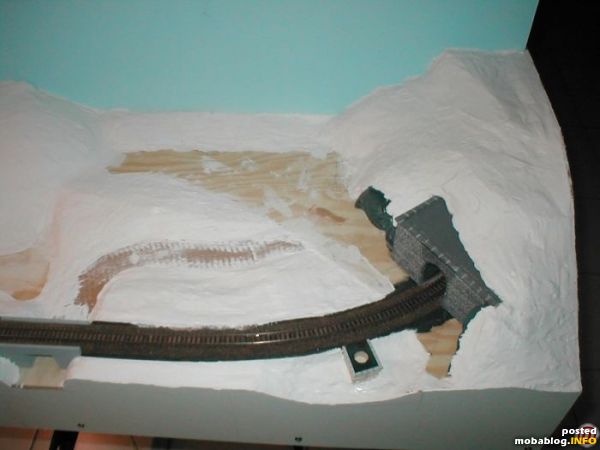 Anschließend erfolgte die Feinmodellierung mit Innenputz.