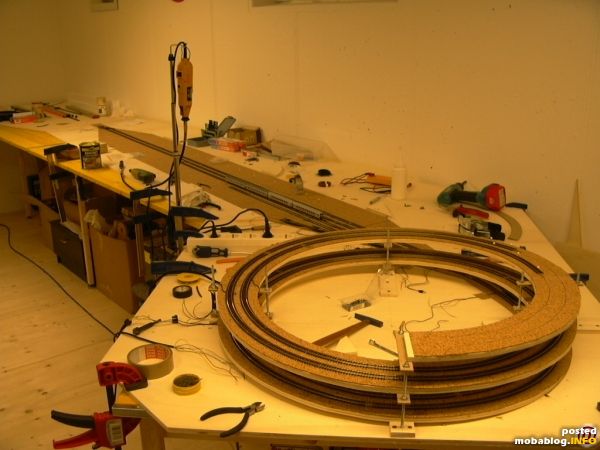 Gesamtansicht Wendel mit entstehendem Schattenbahnhof