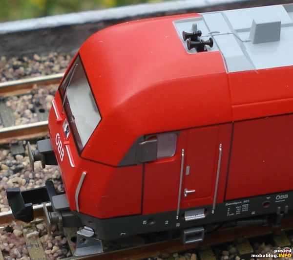 Detailaufnahme der wunderschön detailierten Lok - auch in vielfacher Vergrößerung macht sie noch eine Top-Figur.