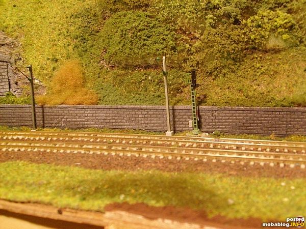 Blick auf die Hauptstrecke, die elektrifiziert werden soll.