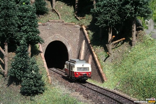 Tunnelmodul von vorne ...