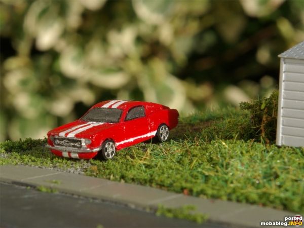 Und als kleinen Leckerbissen noch ein 1967er Mustang GT, den ein Bekannter von mir angefertigt hat.