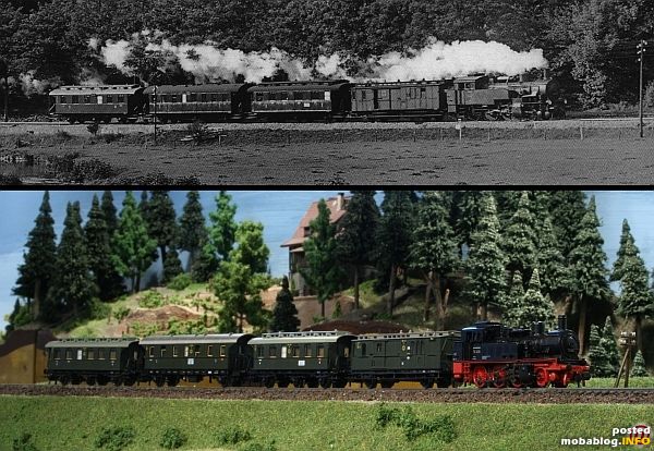Beschauliche Nebenbahnromantik mit BR 74 ....