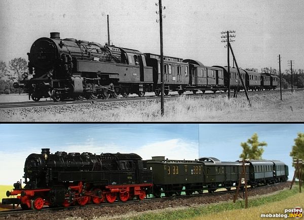 BR 95 mit Personenzug
