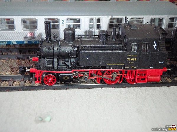 Eine BR 70 auf der Nebenstrecke gesichtet