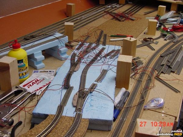 mitlerer teil der anlage, anfang der schattenbahnhofe