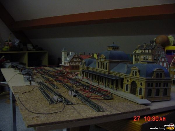 erster schritte zum bahnhof