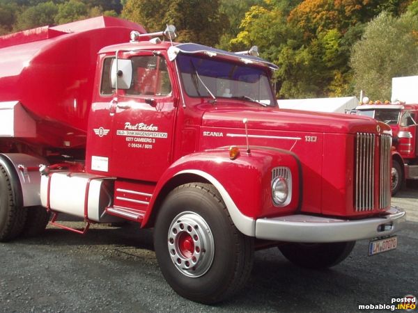 Scania 110 Hauber-Kipp-Sattelzug
