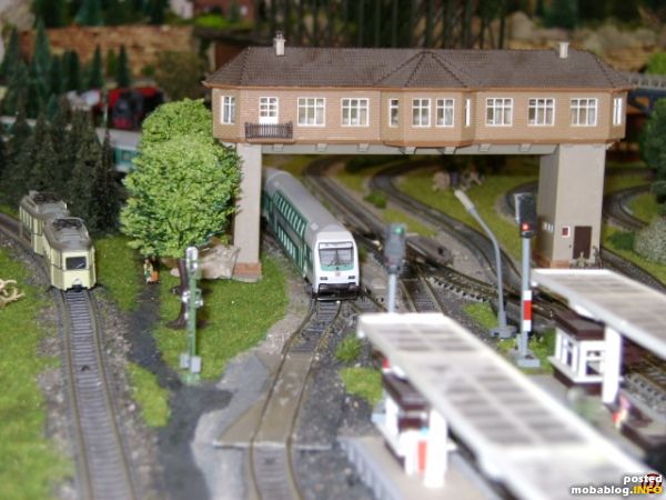 Linke Einfahrt in den Bhf Osterburken