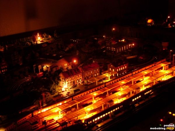 Osterburken u. Unterlenningen bei Nacht