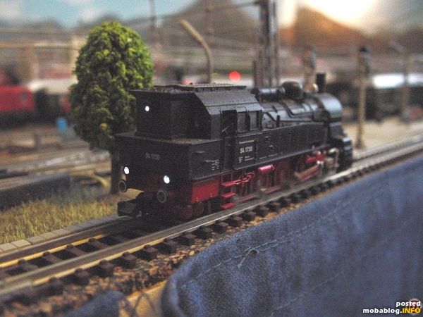 Hier die Rückansicht der BR 94, nach dem Einbau der LED hat man sogar ein richtungsabhängige Spitzenlicht, was original nicht so war.