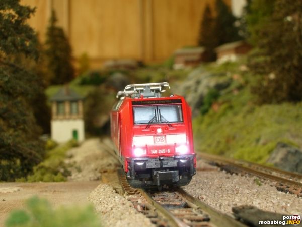 Br 146 Minitrix mit Pur-weiss Leds
