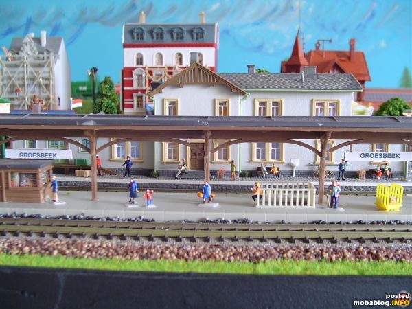 Das Station und plattform Groesbeek ist fertig.