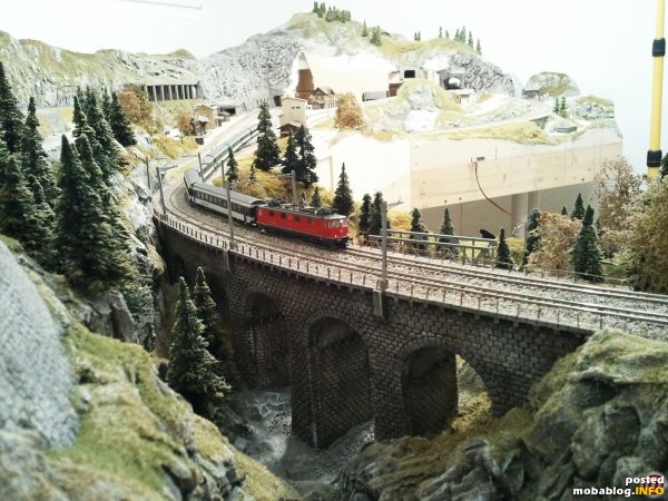 Über den ersten Viadukt...