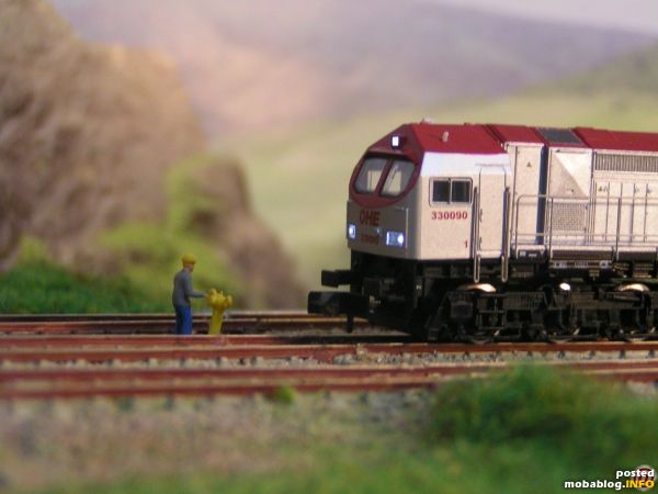 Es ertönt das Signalhorn zur Einfahrt in die Baustelle!
