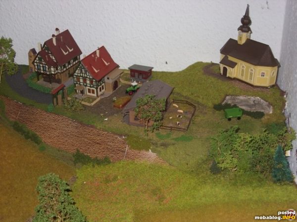 Das kleine Dörfchen Rehlsdorf oberhalb von Mittelstadt.