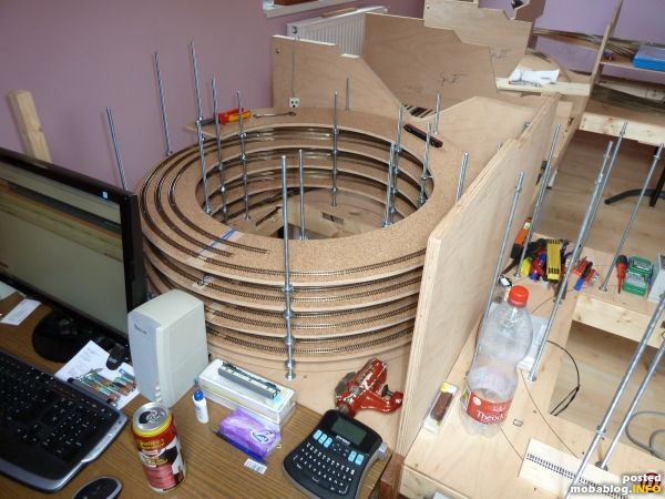 Der Wendel ist fertig, als nächstes geht es in/an den Bahnhof.