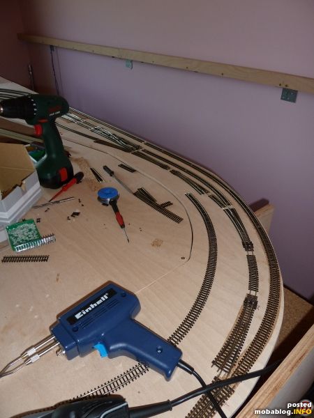 Die Bahnhofseinfahrt Ost entsteht.