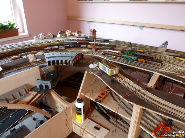 Die Baustelle, wie bei allen glaube ich immer Chaos.