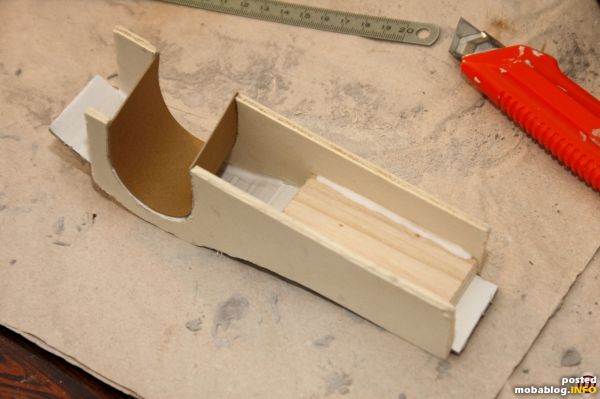 Daraus dann wieder ein Holzmodell erstellt …