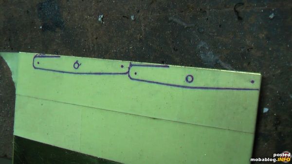 Nach dem Aufzeichnen der ersten beiden Balancer
Material 1,0mm Messingblech
