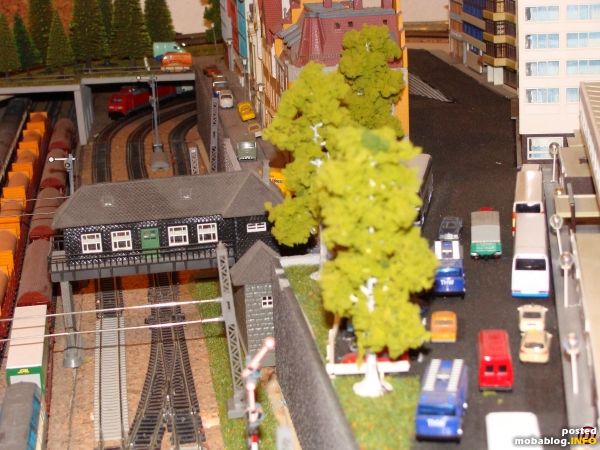 Die Bahnhofstraße mit Blick in Richtung Unterführung.
