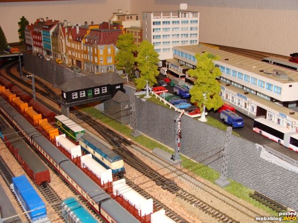 Noch eine Übersicht über den Güterbahnhof, 'Am Markt', der Bahnhofstraße und dem Hbf.