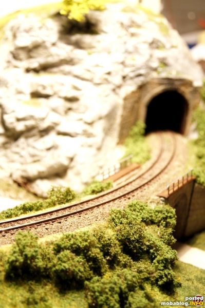 Kräftiger Bewuchs am Bahndamm wirkt schon viel realistischer. Scheinbar die richtige Strategie fürs Finale der Gestaltung. Verweilen wir noch etwas an diesem Standort, denn gleich ist es soweit ...