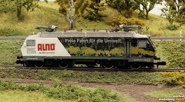 SOB Re 446 445-9 ALNO Werbe Lok