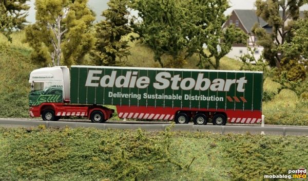 SCANIA Gardinenplanen Sattelzug - Eddie Stobart - Susan Dawn