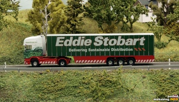 SCANIA Gardinenplanen Sattelzug - Eddie Stobart - Haley