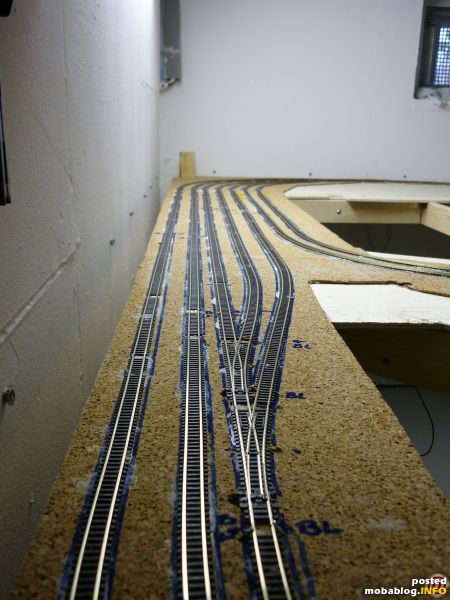 Gesamtansicht des Schattenbahnhofs
Das waren die ersten Bilder. Fortsetzung folgt.