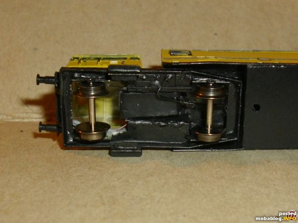Bodenansicht des antrieblosen Fahrhaus 2
