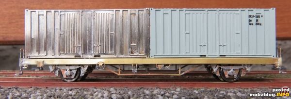 Der Wagen mit seiner angedachten Beladung.