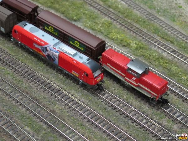 Alt und modern auf den Gütergleisen von Mürzzuschlag: Güterzüge werden hier beiseite geholt, um den schnelleren Reisezügen die Vorfahrt zu ermöglichen.