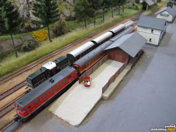 Im Bahnhof Türnitz werden die Züge gewendet und zur Rückfahrt bereitgestellt: hier warten Maschinen der Reihe 2050 und 2045 mit ihren Zügen auf die nächsten Einsätze.