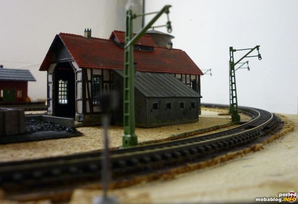 linke Bahnhofseinfahrt