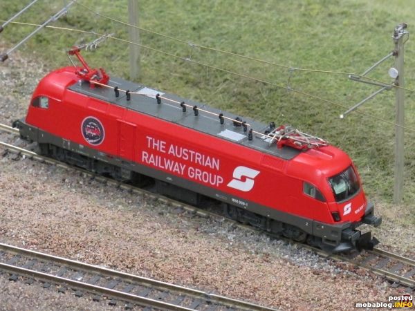Zwischen den Erprobungsfahrten gab es auch kurze Aufenthalte, wie z. B. im Bahnhof von Breitenstein.