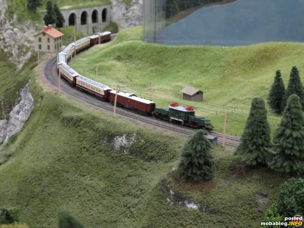 Dieses Krokodil stammt nicht vom Nil, sondern rollt als ÖBB Reihe 1189 mit einem Orientexpress die Semmering-Nordrampe talwärts
