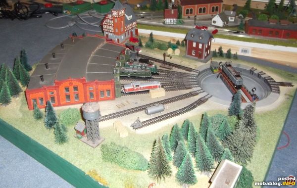 Das Drehscheiben Diorama in seinem