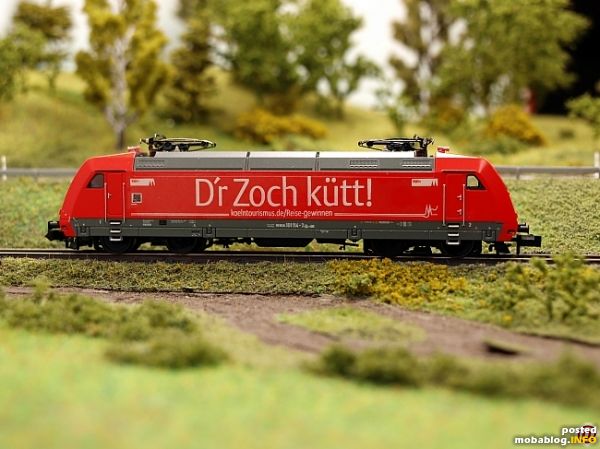 1891 Fleischmann BR 101 - zu einer Lok 101 114-7 D r Zoch kütt