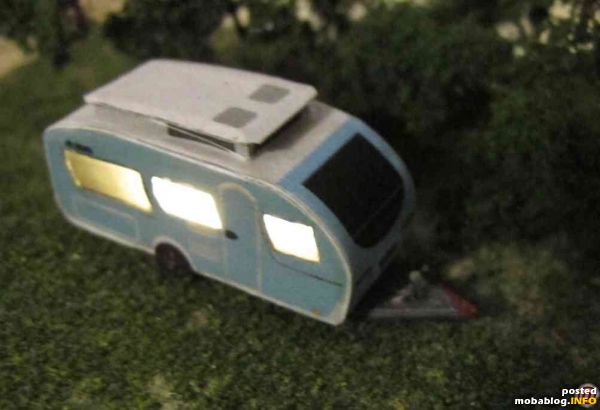 Dethleffs Tourist 1:160 beleuchtet