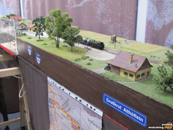 Die Modulstrecke beginnt mit einem Motiv aus dem Weinviertel: der Bahnhof Großkrut-Althöflein.