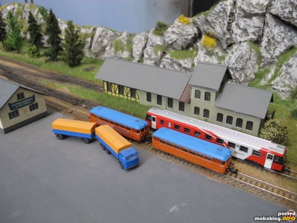 Die Modulstrecke fand schließlich ihren Abschluss im Endbahnhof von Türnitz.