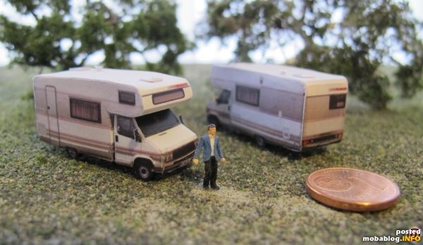 Der Globetrotter in Nahaufnahme - Fahrgestell ist auch hier ein Fiat-Ducato mit Turbo Diesel und (ziemlich lauten) 82PS