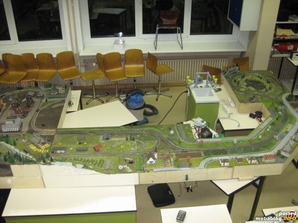 Gesamteindruck von 2 1/2 Jahren Arbeit in der Modellbau AG