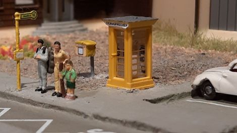 Kommunikationsinfrastruktur an der Talstation.