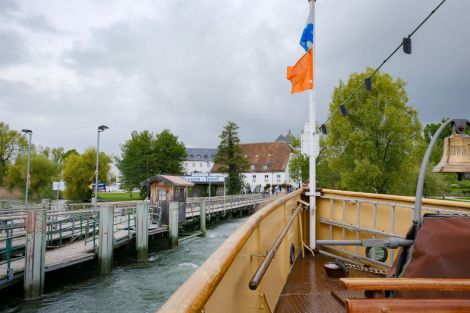 Rückfahrt mit Raddampfer